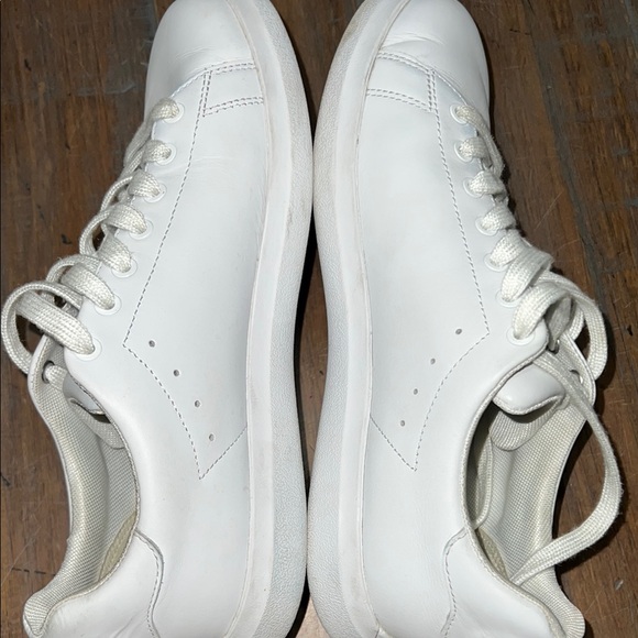 Tory Burch Classic Howell Court White Leather Tennis Shoes Size 8 - Picture 5 of 12